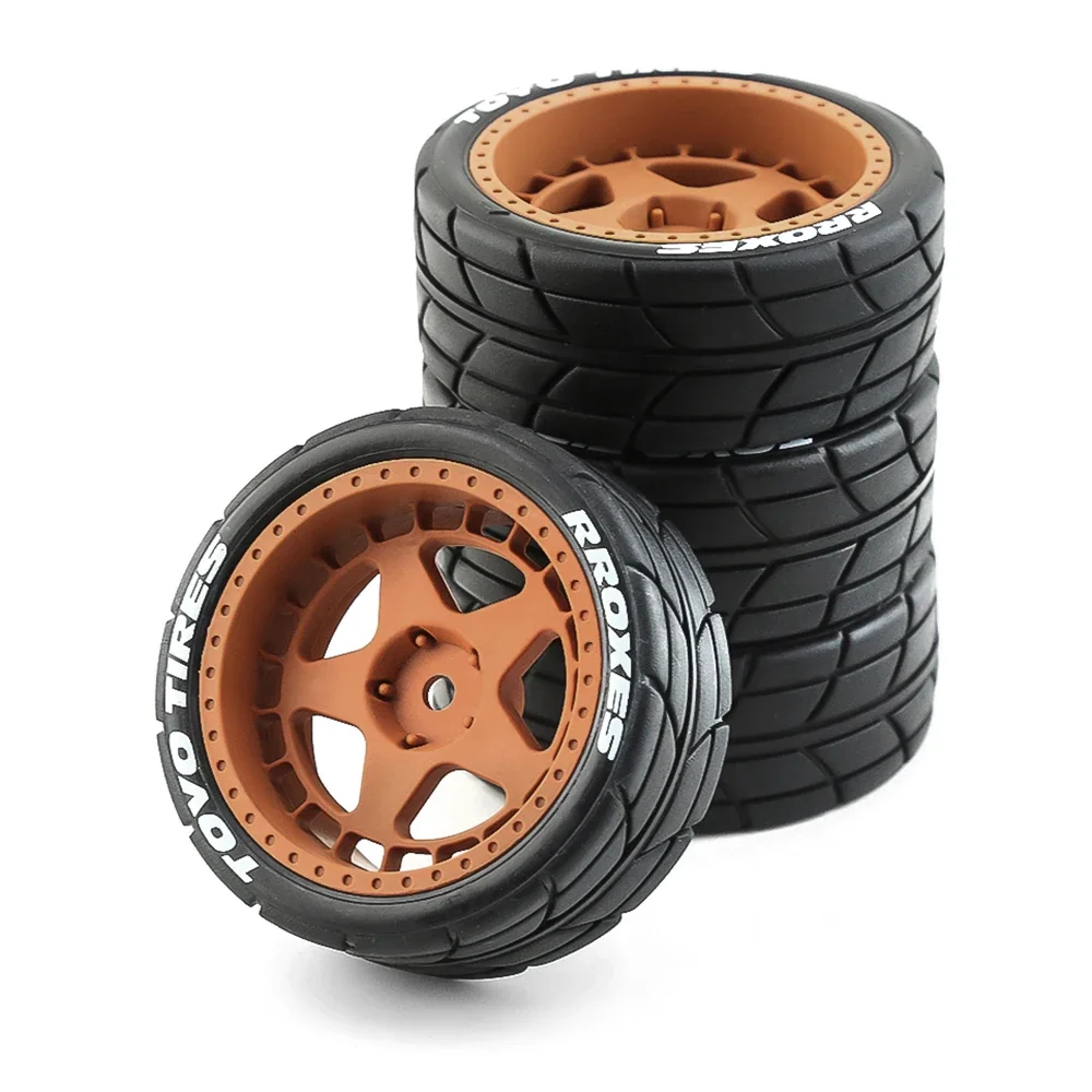 Jantes et pneus en caoutchouc pour voiture RC, 4 pièces, 1.9 pouces