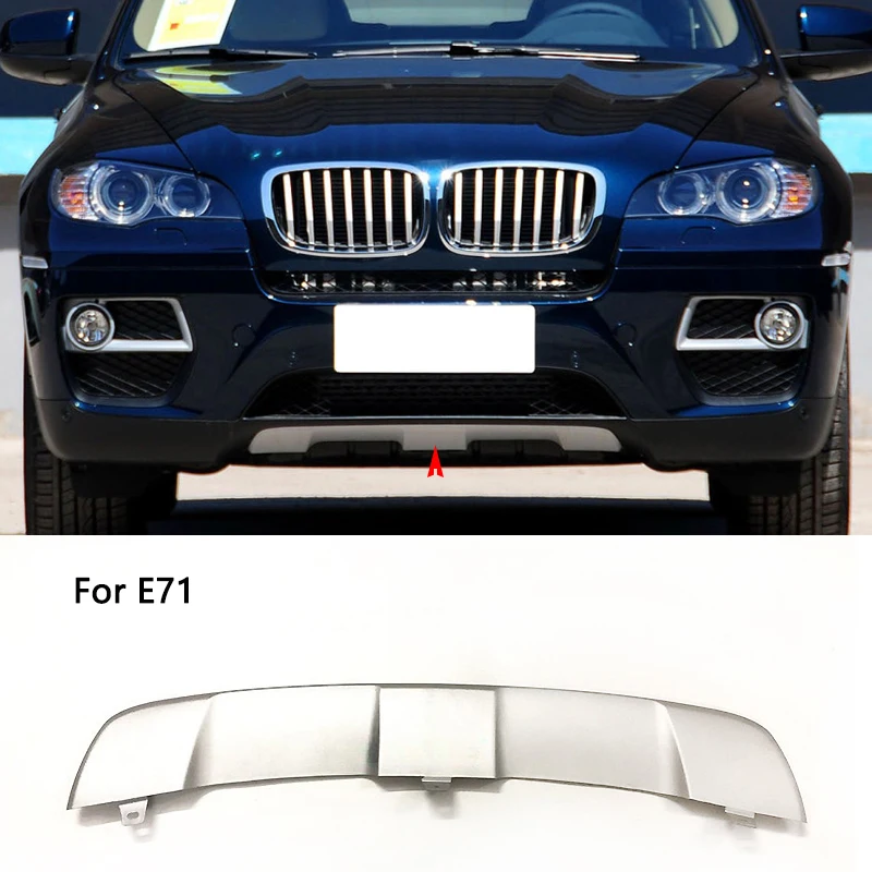 

51117179849 For BMW X6 E71 Front Rear Bumper Lip Spoiler Splitters Trim Moulding Protective Plate Diffuser