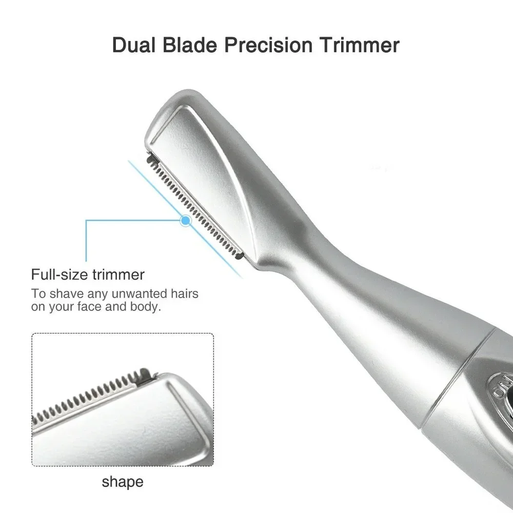 Eyebrow Trimmer Electric Facial Hair Remover for Women's Eyebrows