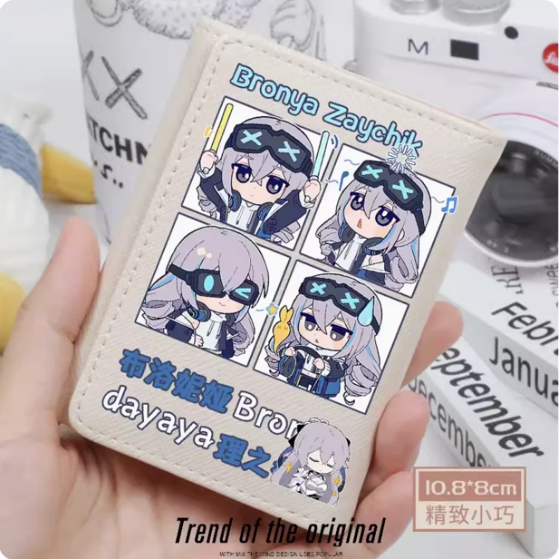 Anime Honkai Impact 3 Elysia Wallet Women Fold Bag Multi Card  Coin Pocket Holder Fashion Wallet Gift