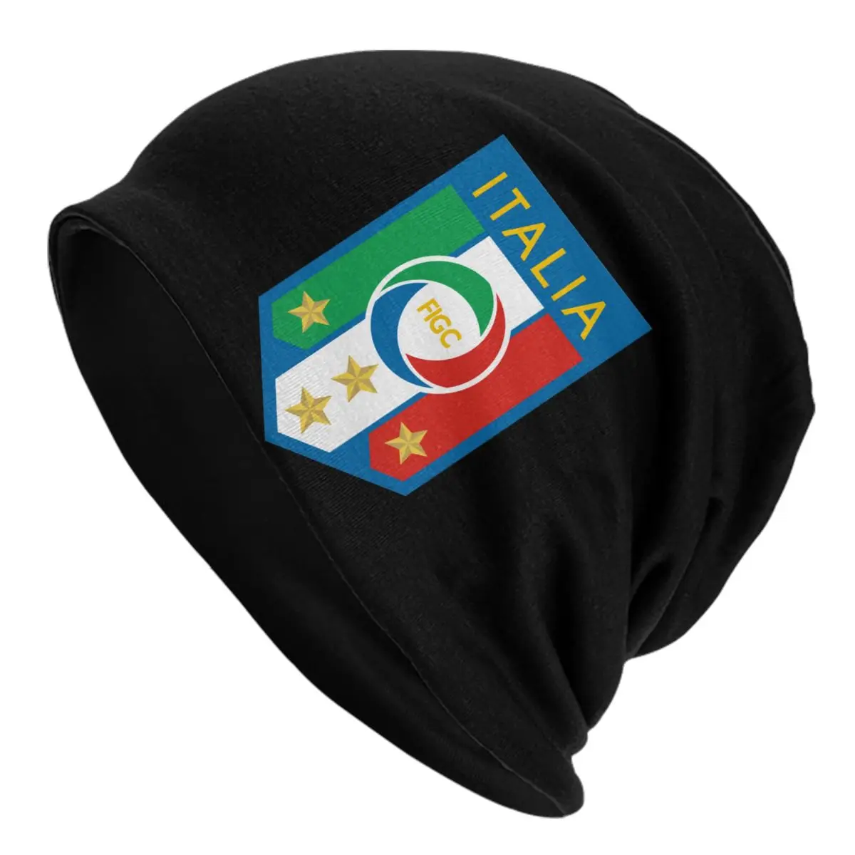 

Italian Stars Football Legends Figc Skullies Beanies Caps Unisex Street Winter Warm Knitting Hat Adult Italia Soccer Bonnet Hats