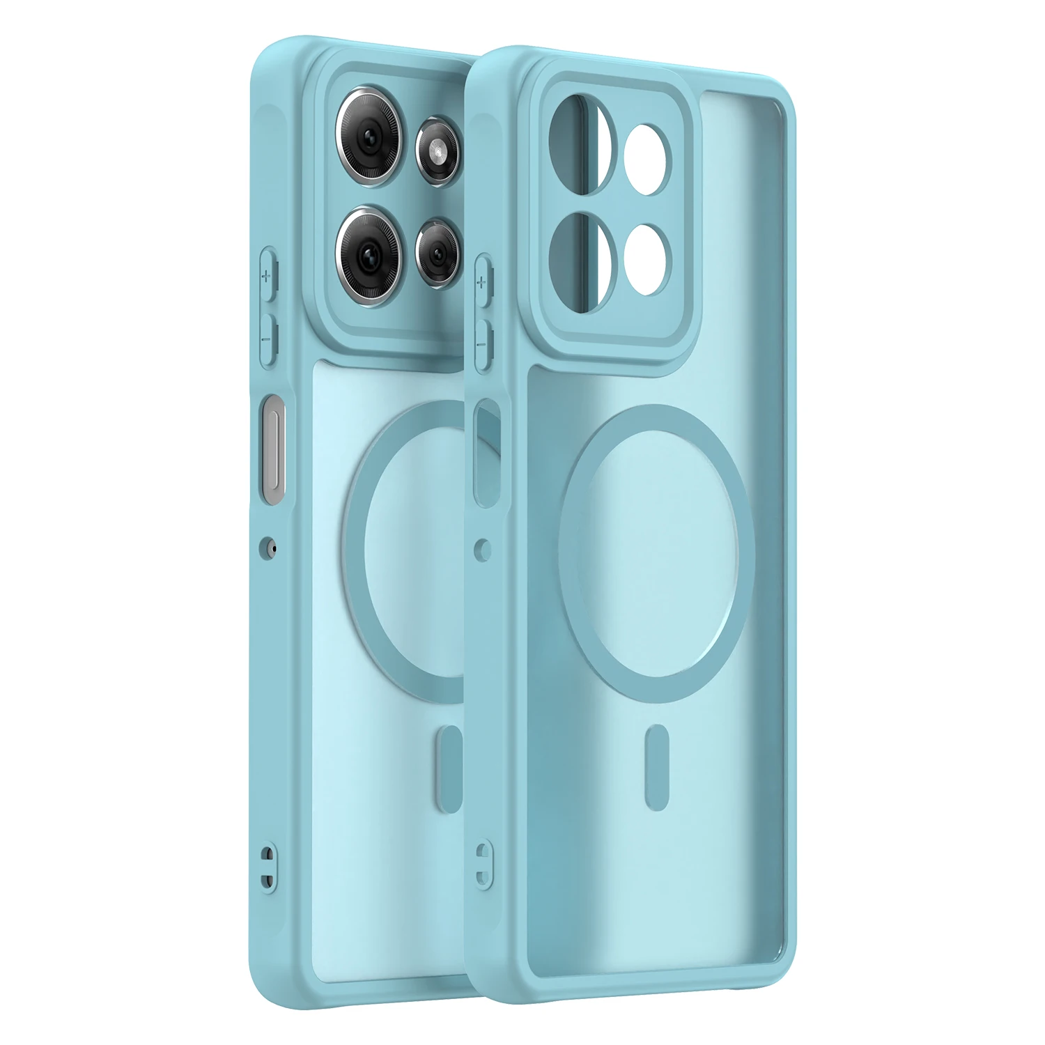 Durable Armor Bumper Shockproof Silicone Phone Case - Hard Cover Capa