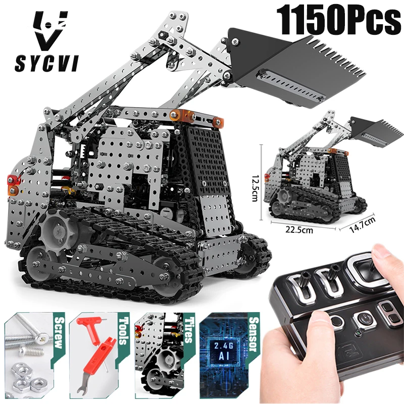 Lega Bulldozer Robot Robot Construction Set Robotics Education Kit Robot Kit Mecano Metal Construction Kit Robotico Remoto
