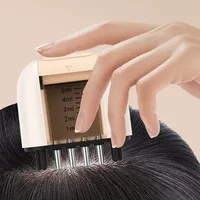 Applicateur de cuir chevelu à microcourant EMS, peigne liquide, peigne de Massage, huile essentielle, guidage liquide, masseur de cuir chevelu, thérapie à la lumière rouge 3