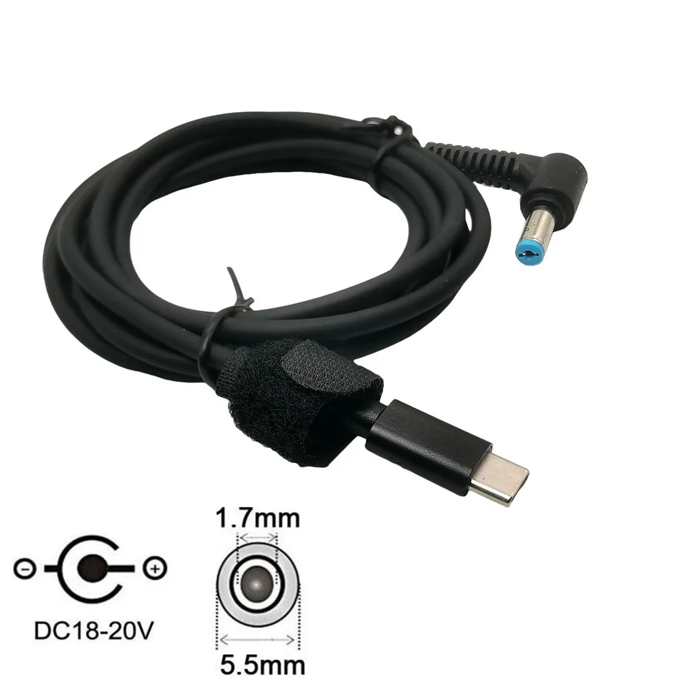 

PD USB C to 5.5x1.7mm Male Adapter Slim Tip Converter Charge Connector for Acer Aspire E3 E5 V3 A114 A515 F15 More Laptop Power