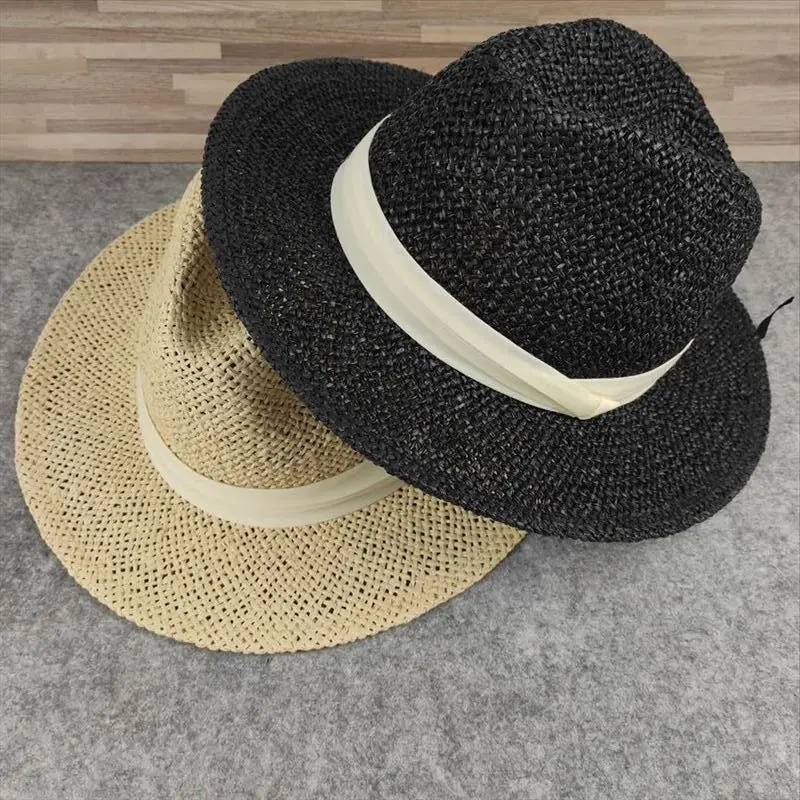 Women Beach Wide Brim Fedora Cap 