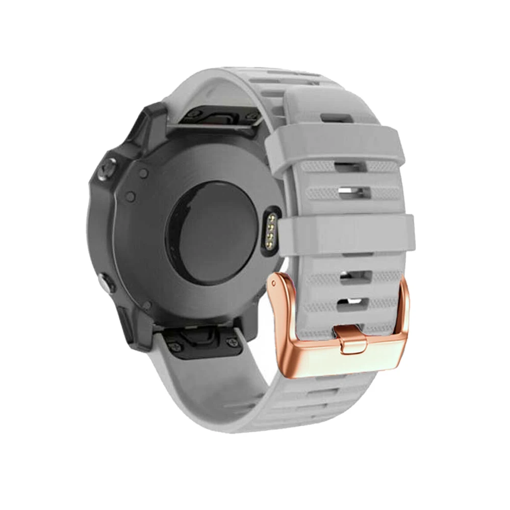 26/20/22mm Silicone Quick Release Watch Strap for Garmin Fenix 5 5S 6 6S pro 935 3 HR MK1 Watch Easyfit Wrist Band Strap Watch 