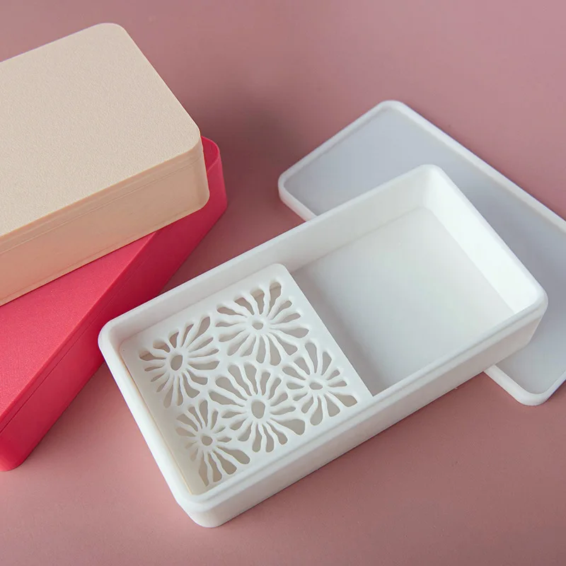 Soft Pottery Mold Powder Storage Box Anti Stick Corn Starch Container