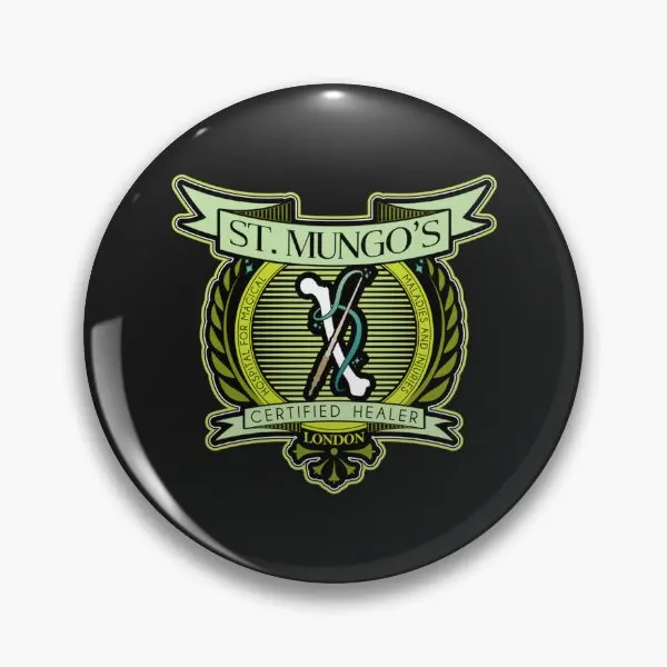 

Мягкая булавка с логотипом St Mungo, значок на воротник для влюбленных, Женская забавная креативная булавка на лацкан, металлическое украшение для одежды, модная брошь для шляпы
