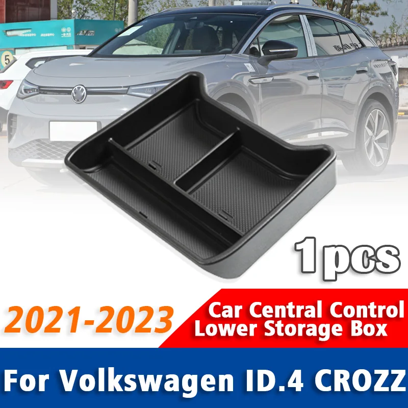 Für VW ID.4 CROZZ ID4 X 2023-2021 Auto Hinten Stamm Boden Lagerung Box  Organizer Seite ABS Lagerung Fall ID4 Zubehör - AliExpress