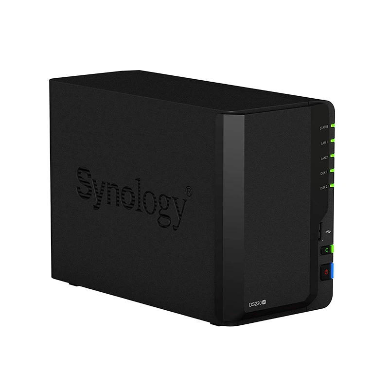 Original Synology ds220 2 Bay Nas Disks tation 2 GB DDR4 Non-Ecc 