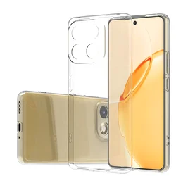 Slim Clear TPU Soft Silicone Protective Case - Transparent Protective Cover and Etui for Realme 16 Pro+ (Clear)