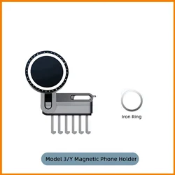 Luxury Trim Mag Fast Charger with Airflow Mount and Nav - Charge Dual (Magnetic Holder)
