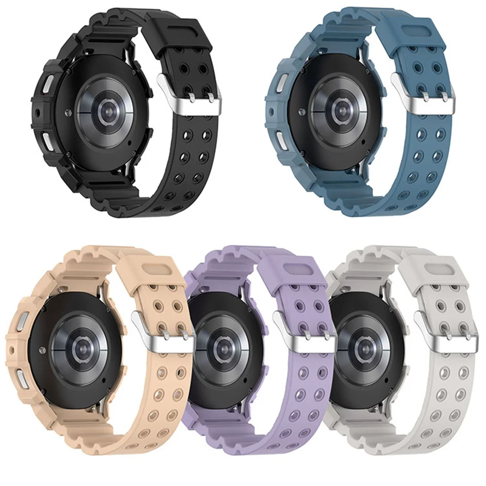 Custodia + Cinturino Per Samsung Galaxy Watch 5 40Mm 44Mm Custodia Protettiva Per Bracciale In Silicone Per Cinturino Samsung Watch 4 40Mm 44Mm