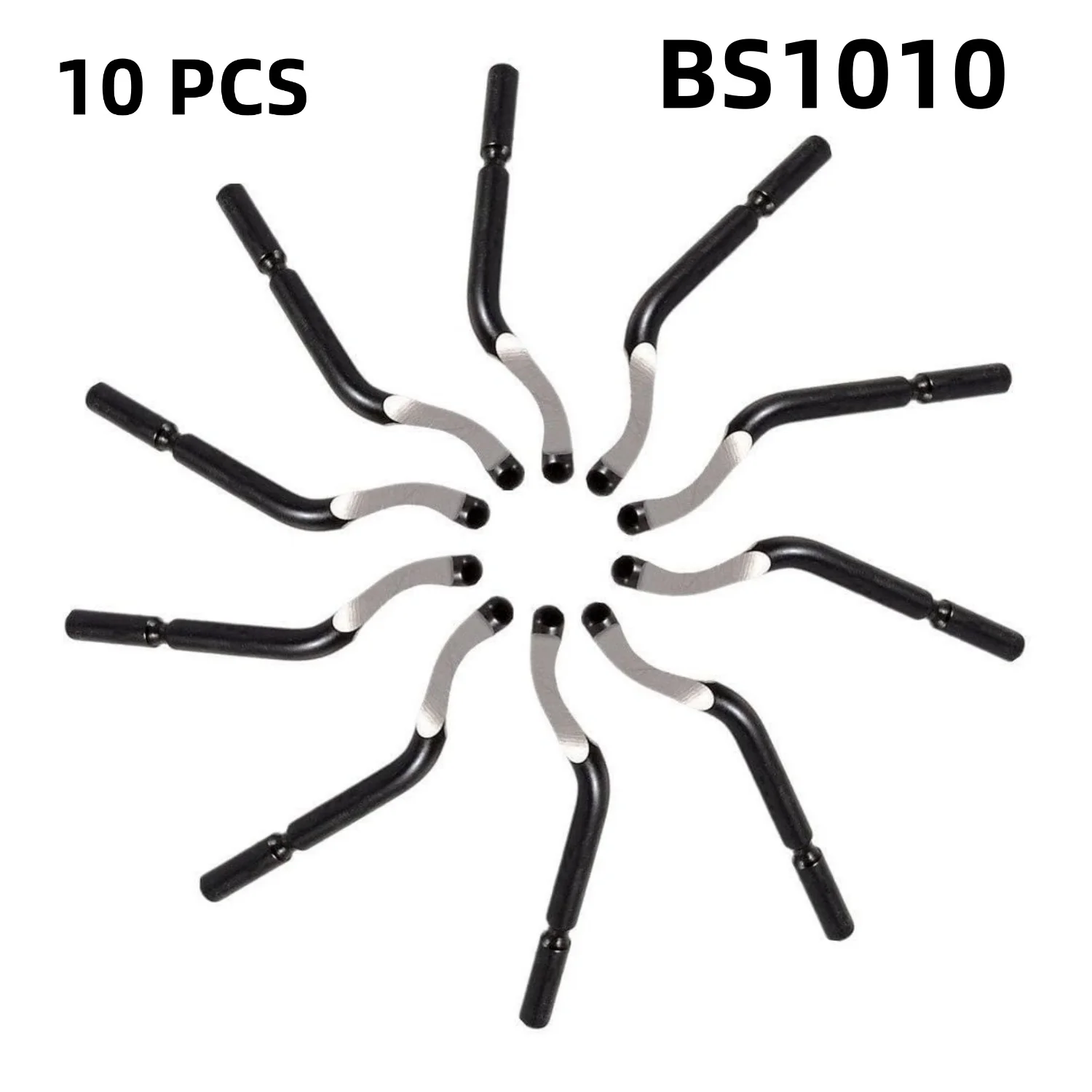 Packung mit 10 Stück BS1010 Entgratungsklingen ohne Griff, Grat-Trimmschaber, Klingeersatz für Entgratungsklingen-Set