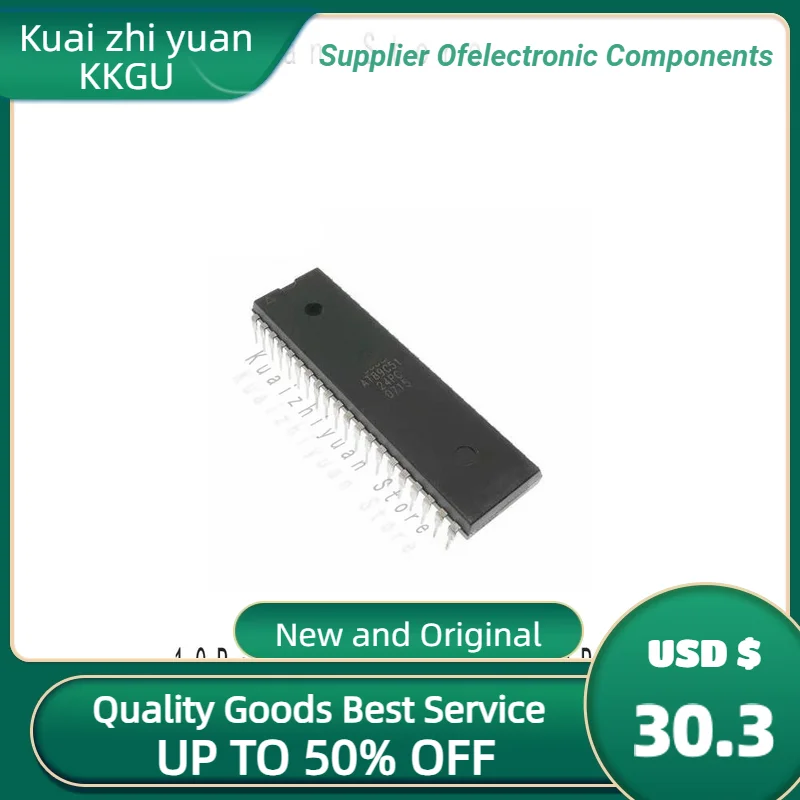 

10PCS/Lot New And Original AT89C51-24PC Into The DIP-40 Single-Chip Micro Controller AT89C51 Electronic Components 89C51