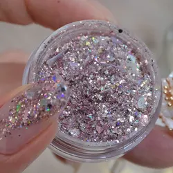 Radiant Sparkle Nail Art Glitter Powder & Holographic Decorations Set (FB286 - 1)