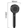 5 Modes Shower for Bathroom With Hose Adjustable Showerheads Showerhead High Pressure Shower Head One-Key Stop Accessories Knobs 6
