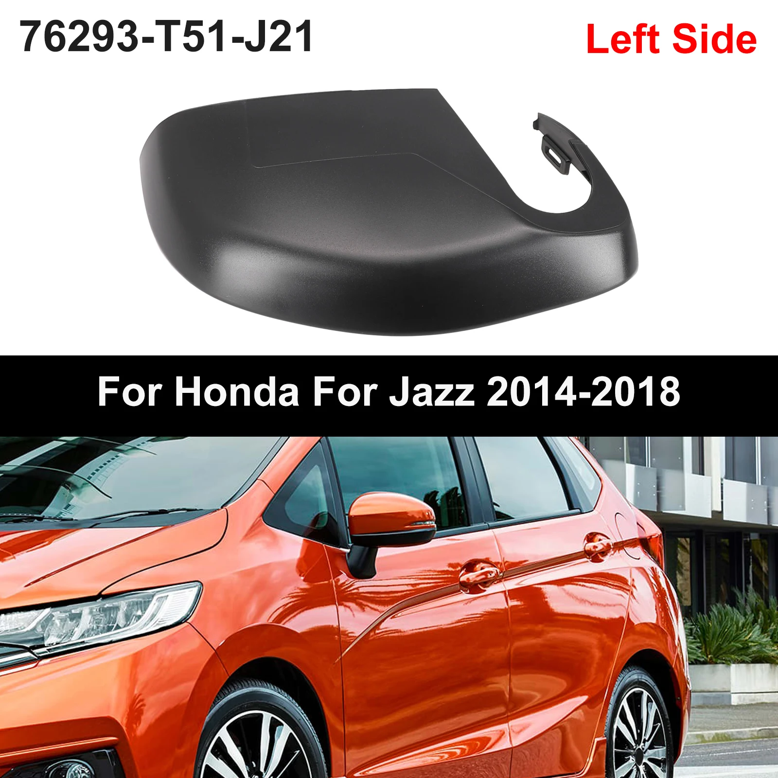 

Durable Car Mirror Lower Cover Mirror Lower Trim 76297-T5A-J21 For HONDA Front Left Side Mirror Lower Cover Trim