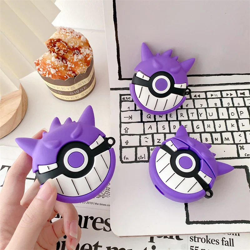 

Cartoon Purple Sprite Ball Case for AirPods Pro2 Airpod Pro 1 2 3 Bluetooth Earbuds Charging Box Protective Earphone Case Cover