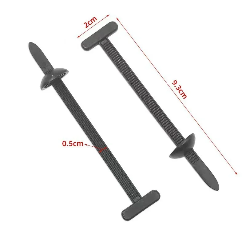 Nylon Cable Tie Buckle Universal Auto Fastener Screw Replacement Clip Car Fender Trunk Engine Guard Panel Wire Management Secure