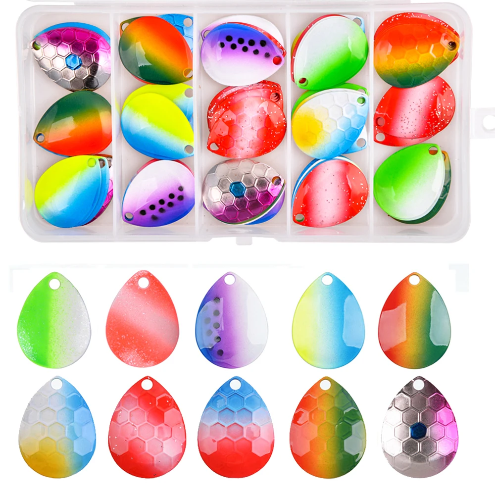 4070PCSFishingSpinnerBladesLuresKitDIYLureMakingPartsfor