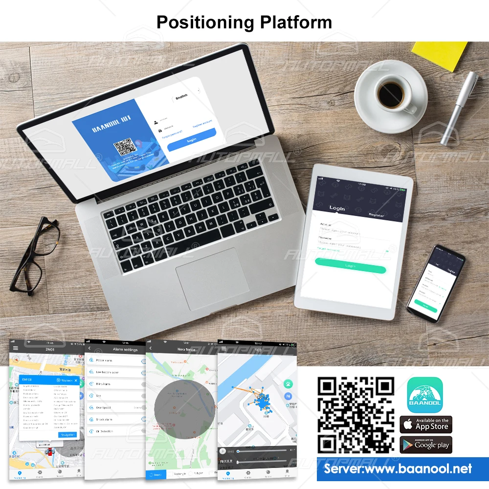 Sučelje web platforme za praćenje