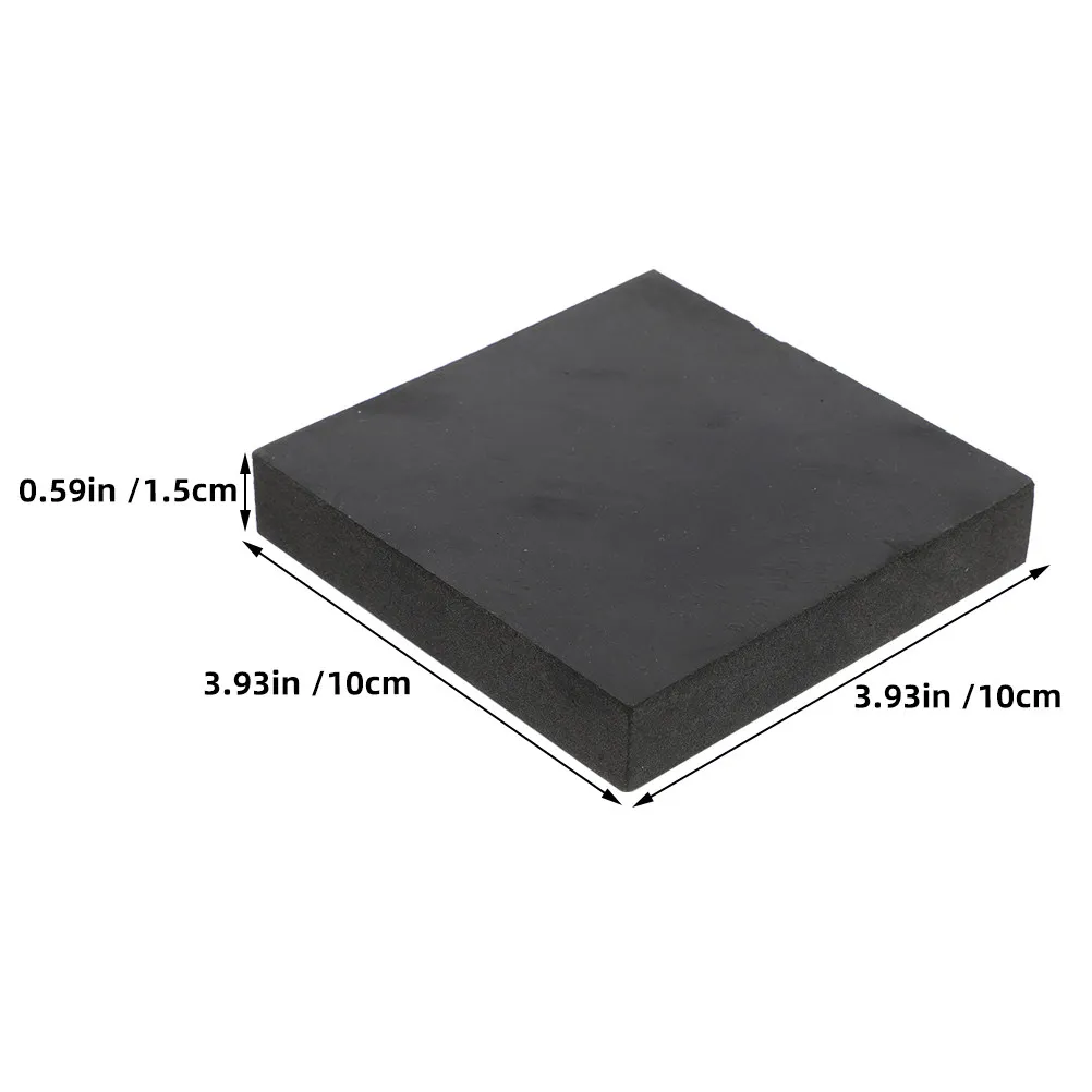 4Pcs 헤비 듀티 고무 절연 패드 100x100x15mm 홈 체육관 피아노 드럼 키트 데스크탑 스피커 용 진동 방지 미끄럼 방지