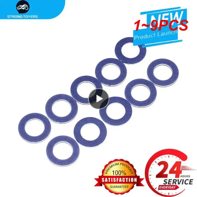 

1~9PCS 10/20/Engine Oil Drain Plug Seal Washer Oil Pan Gaskets Rings 90430-12031 FOR Car Accessories