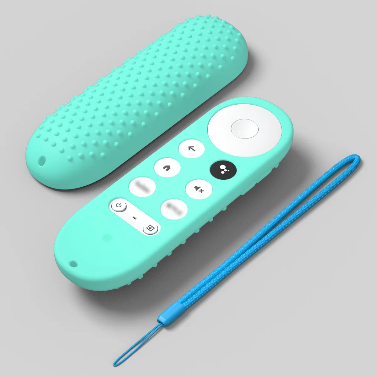 Enhanced Voice Remote with Thickened Design and Dotted Grip