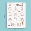 Magical Tracing Workbook Montessori Educational Writing for Children Reusable Pen Control Training Calligraphy Copybook for Kids 4