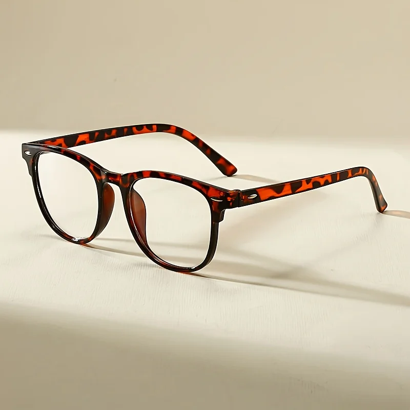 Classic Unisex Retro Fashion Glasses with Transparent Lenses
