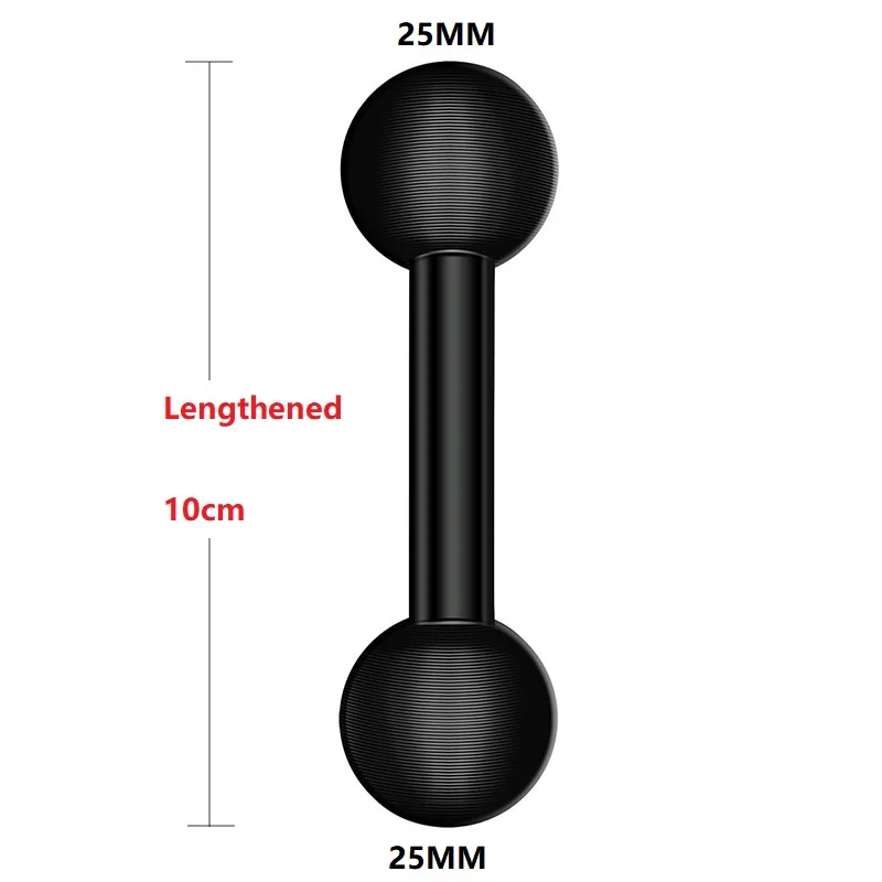 Ball Mount Adapter Double Ball Mount Adapter 1 Inch To 25mm/17mm/20mm Composite Extension Ball For Standard Dual Socket Mount Accessroeies