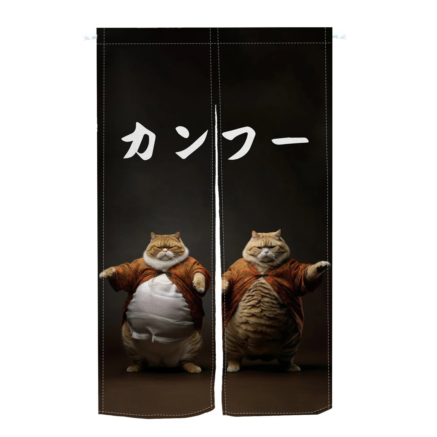 Japanese Sumo Noren Comics Sumo Door Curtain Dining Room Bedroom Printed Partition Kitchen Entrance Drape Hanging Half-curtains 4
