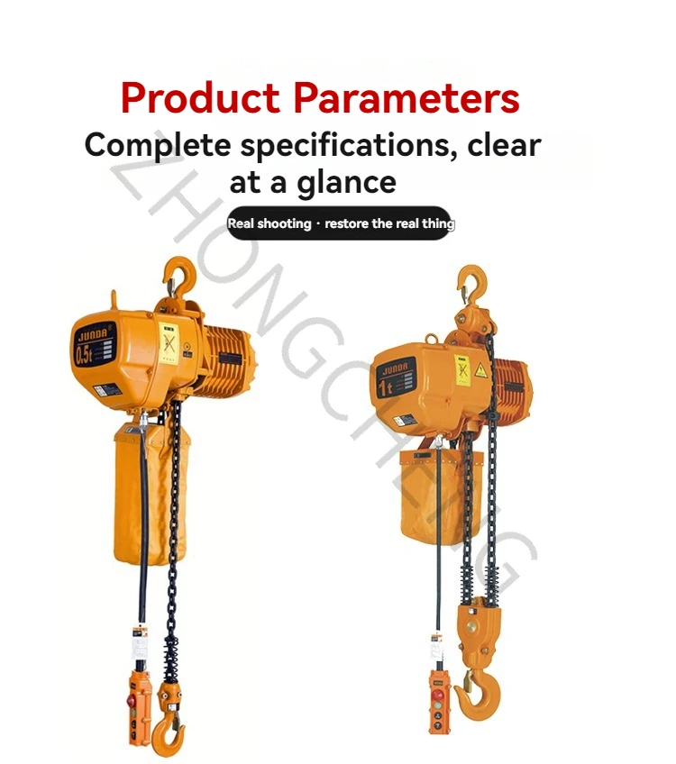 Electric hoist 220V 0.5T1 ton fixed operation lifting crane Chain Hoist Crane Fi