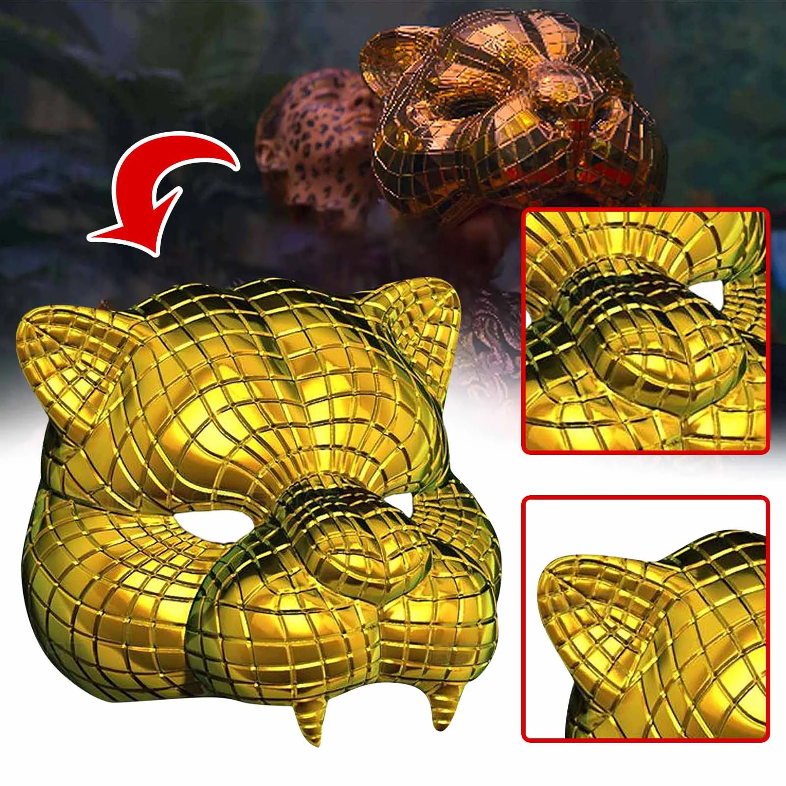 Masquerade Mask Full Face Mask Masquerade Accessories Supervisor Face Mask Game Supervisor Full Masquerade Accessories