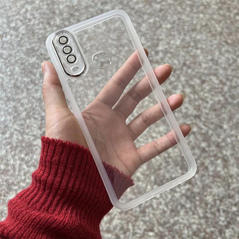 Shockproof Plating Silicone Back Cover