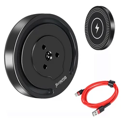 Magnetic Wireless Charger Phone Stand with Fast Charging Capability (Bgning Logo w Cable)