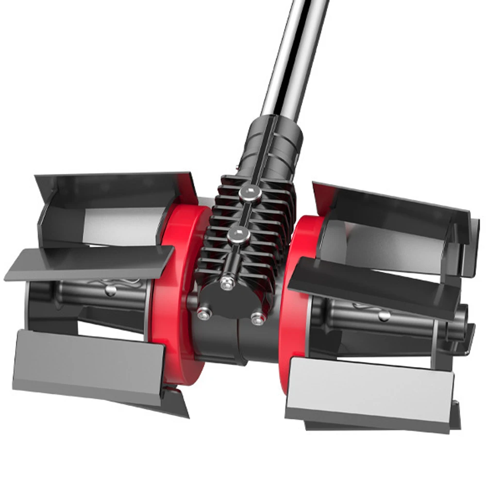 Lawn Mower Grass Trimmer Accessory with Interchangeable Blades Soil Loosening/Trenching/Weeding Wheel Optional 4