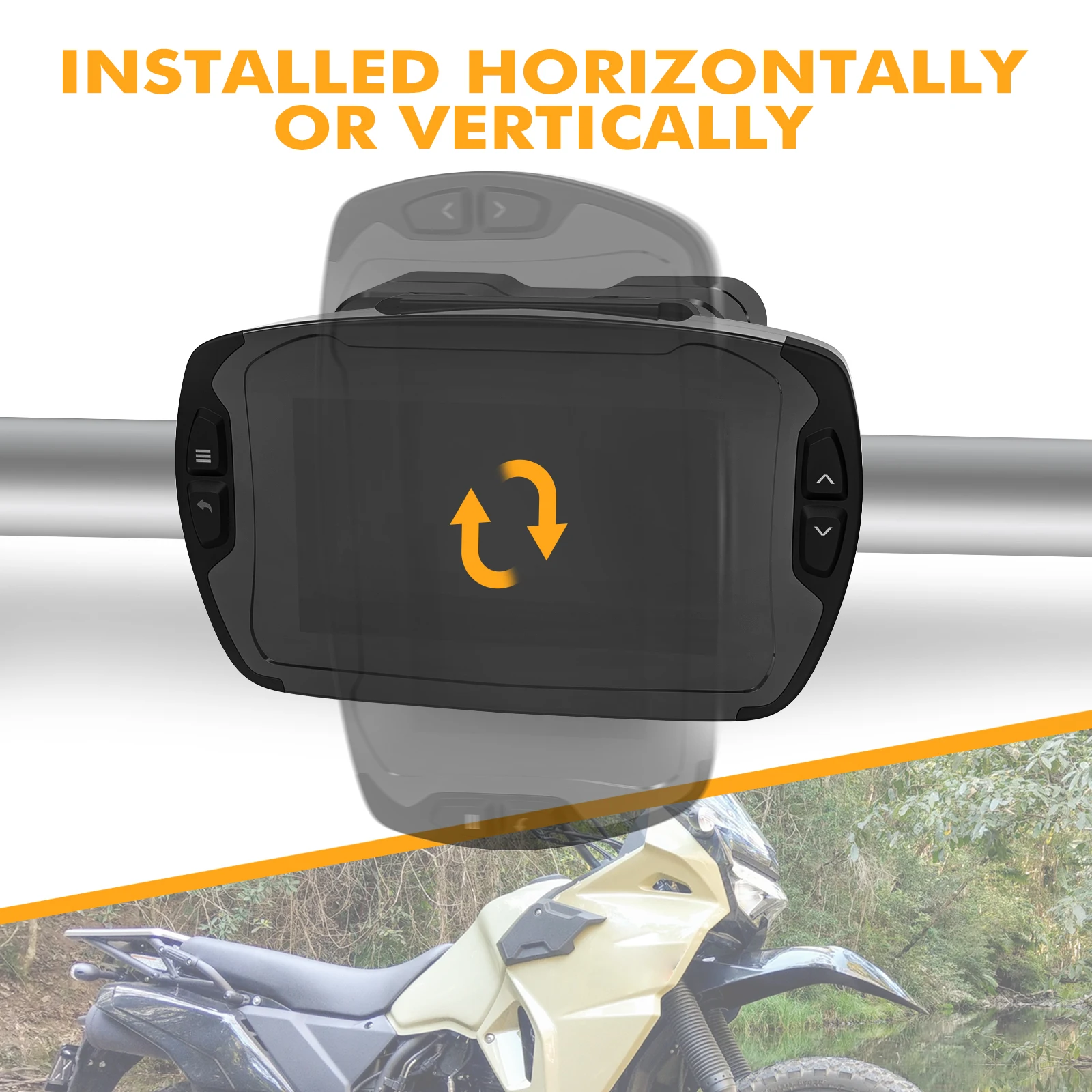 NICECNC Für Kawasaki KLR650 KLR 650 2022-2023 GPS Telefon Halterung AMPS Halter 14 MM GPS Halter Bar klemme – Detail 4