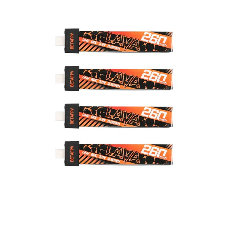 4PCS 260mAh 1S 80C