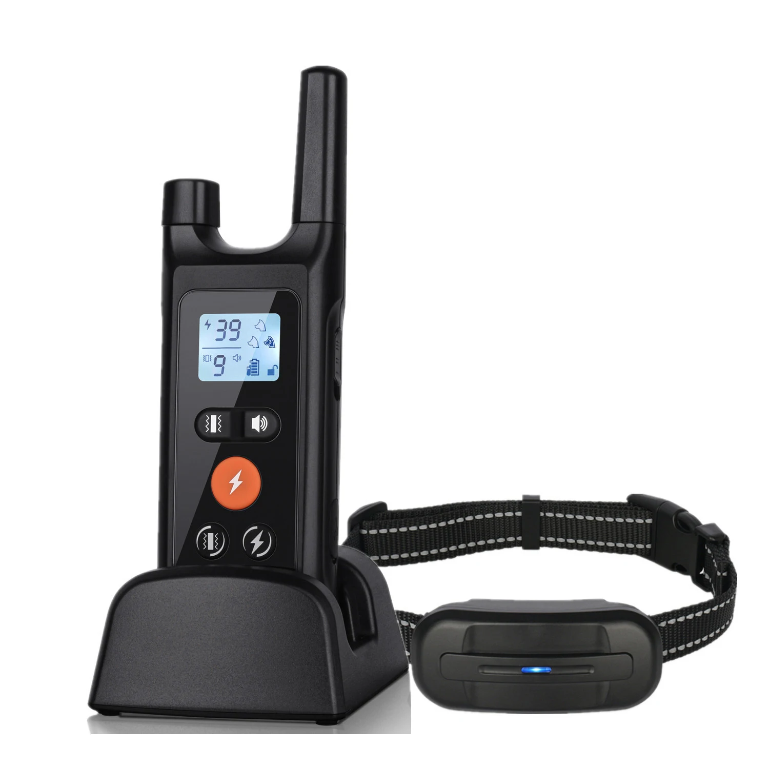 

800m Electric Dog Training Collar With No Harm Shock Remote Control Dog Collar Electronic Waterproof Shock Collars Dogs