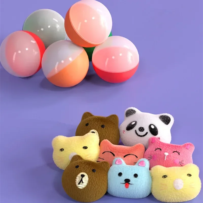 Kids Mini Claw Machine Toys DIY Cartoon Gashapon Plush Doll Prizes Vending Arcade Crane Machine Children Birthday Christmas Gift 6