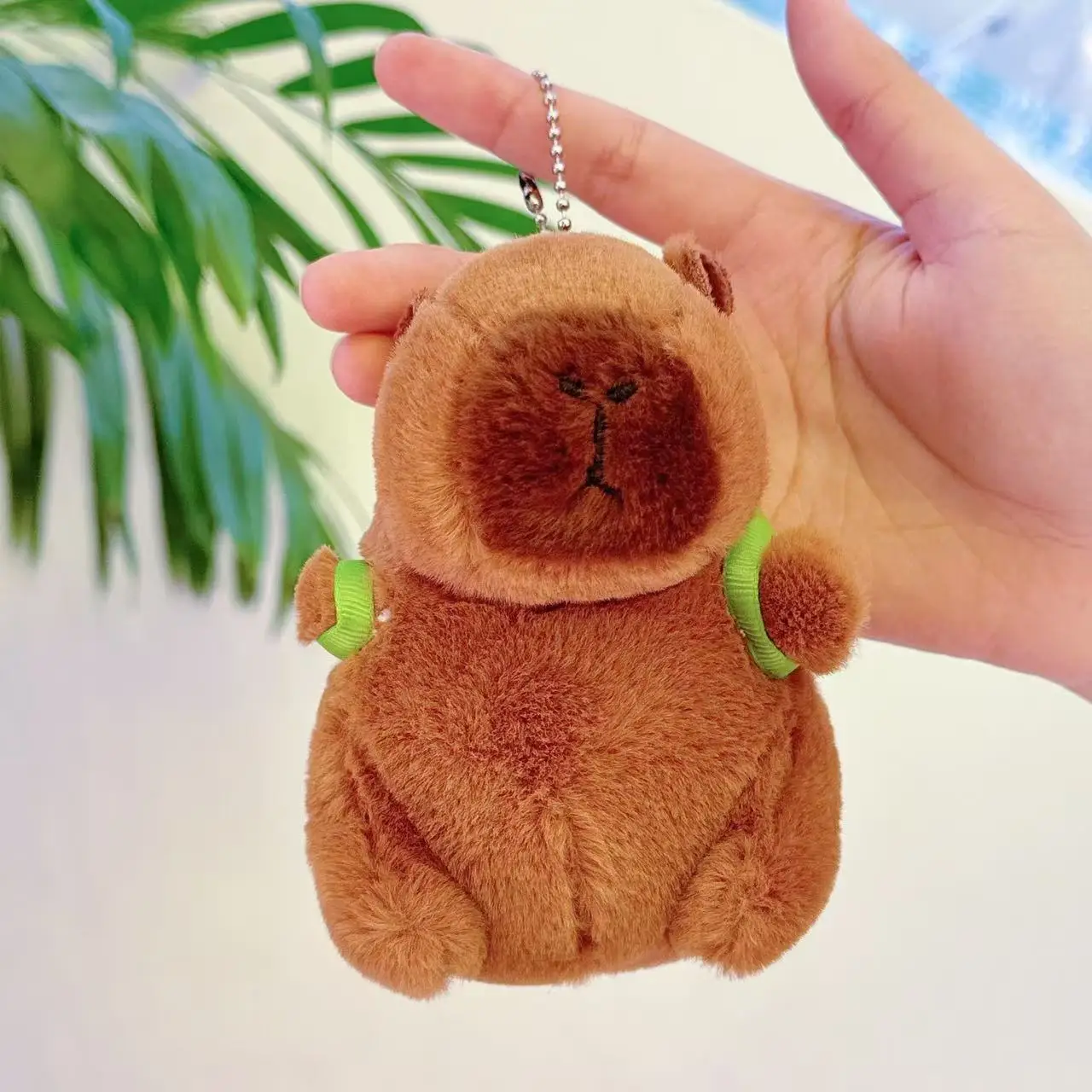 thumbnail image 1 of Nueva mochila de tortuga de 20 cm, juguete de peluche de capibara de animé, juguete de peluche de capibara suave, animales de peluche de simulación, muñeco de peluche Kawaii, 1 of 5