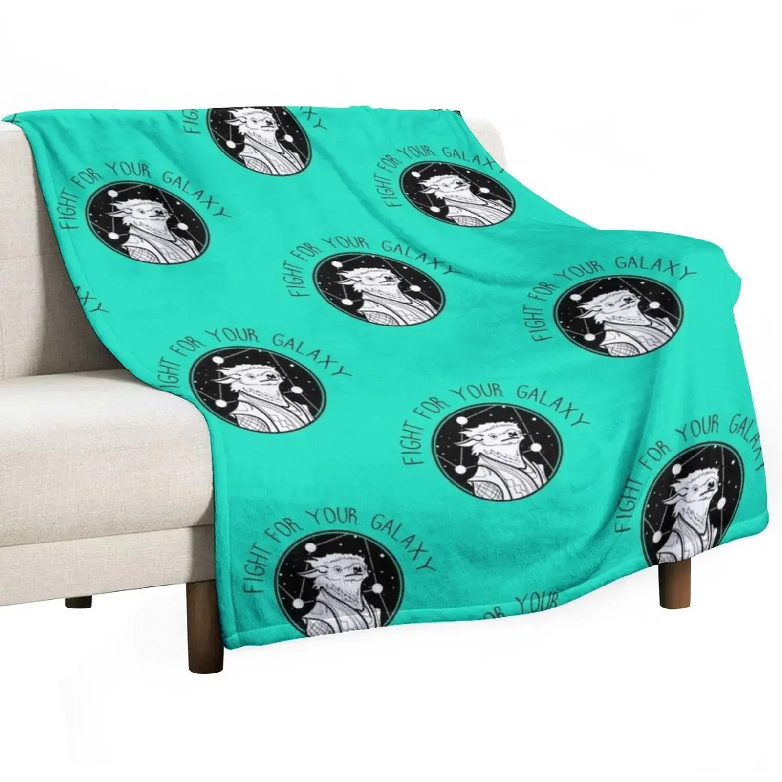 

Stellaris Alien Throw Blanket bed plaid Bed Blankets