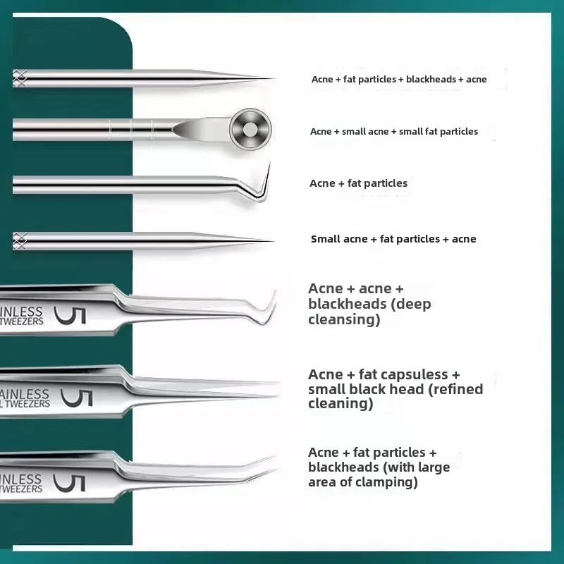 Cell clips to blackheads close acne needle beauty salon-specific pick-and-clean acne-specific tool kit