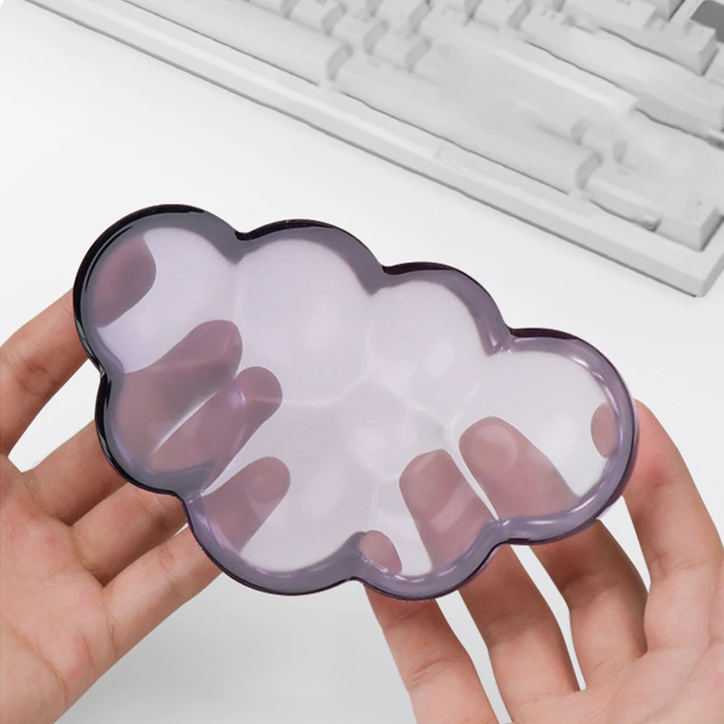 Cloud Keyboard and Mouse Wrist Rest Cute Wrist Support and Arm Support Keyboard Rest for Keyboard and Mouse Typing Pain Relief