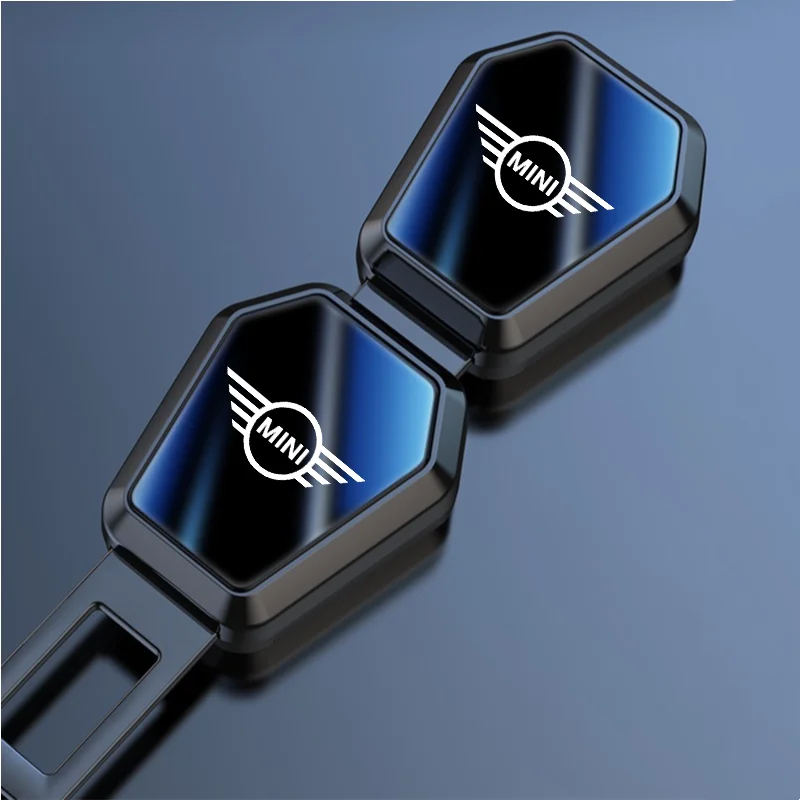 Car Universal Safety Buckle Short Extension Car Safety Belt Insert Extender Clip For MINI Cooper Clubman R55 R56 R57 R58 R59 F54