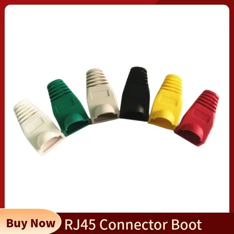 이더넷 케이블용 플러그 보호 케이스, 스트레인 릴리프 부츠, RJ45 커넥터 부트, RJ 45 캡, 8P8C 플러그, 혼합 색상, CAT5E, CAT6
