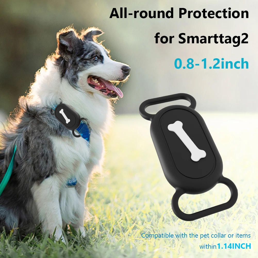 

Силиконовый чехол для Samsung Galaxy SmartTag2, чехол с трекером для собак и кошек, пылезащитный чехол с защитой от потери для Galaxy Smart Tag 2, аксессуары